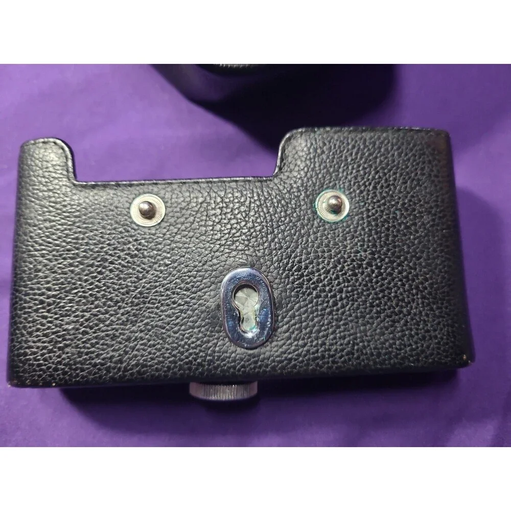 Wards SLR 600 Soligor Lens  35mm Film Camera with Leather Case Vintage